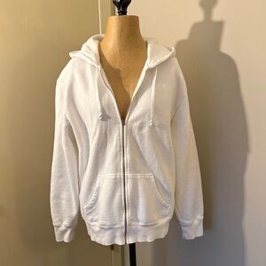 Classic White Hoodie Sweatshirt